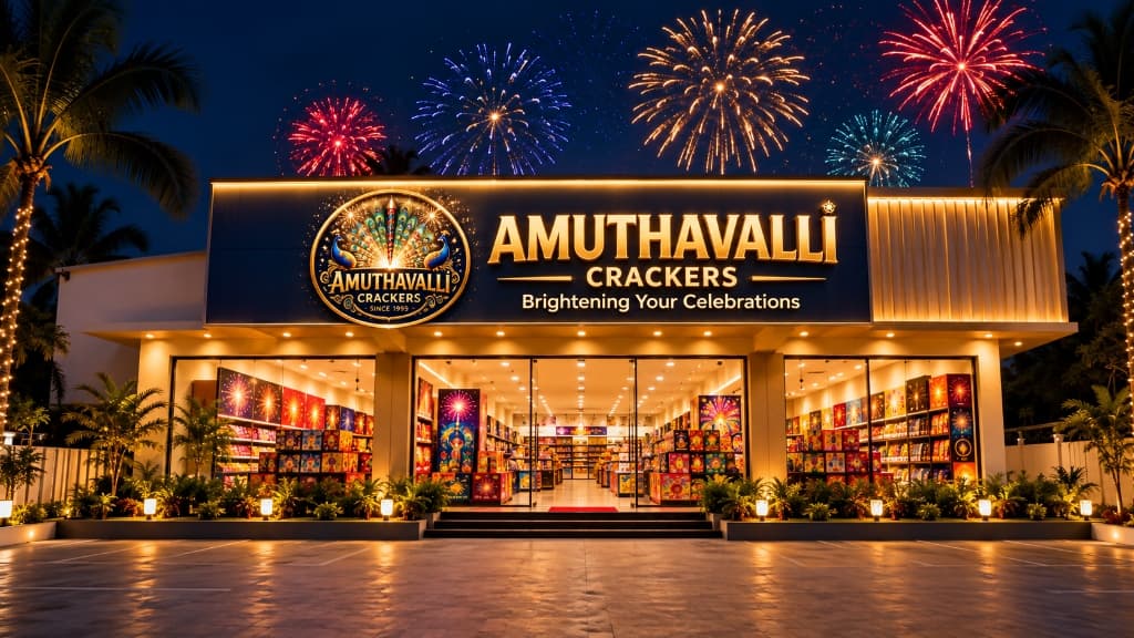 Amuthavalli Crackers Storefront in Sivakasi